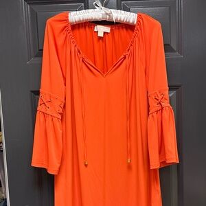 Michael Kors Vibrant Orange Dress